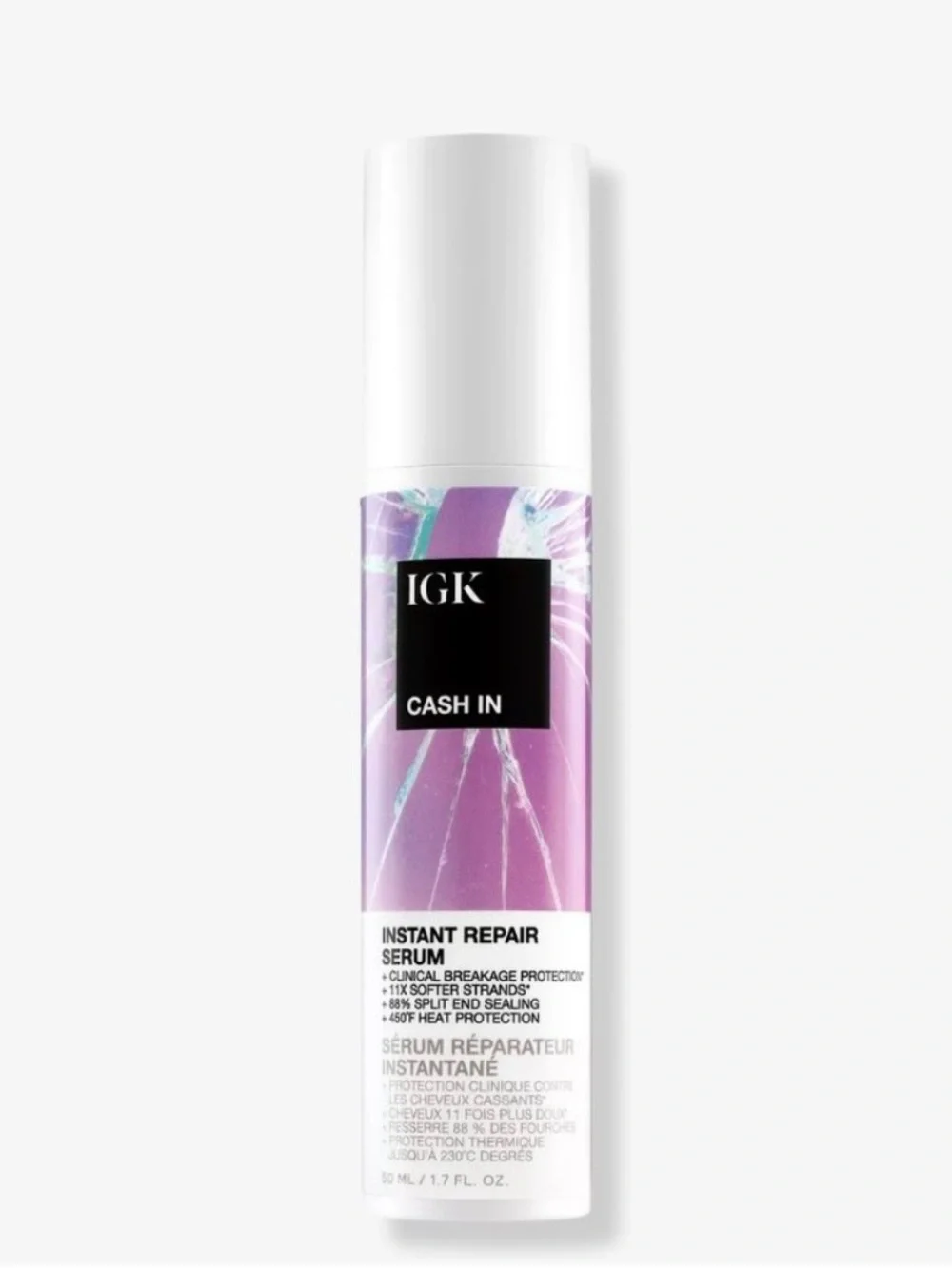 (1) IGK Cash In Instant Repair Serum - 50ML Brand New